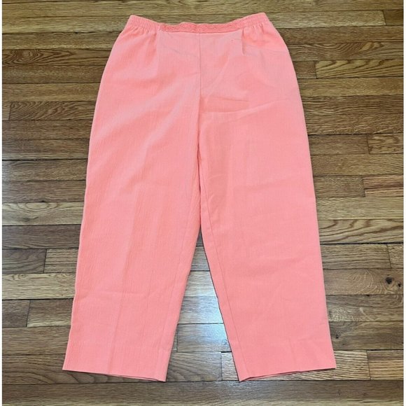 Koret Francisca Pants - Vintage Koret Francisca Petites Pull On Pants Size 10P Regular Pink